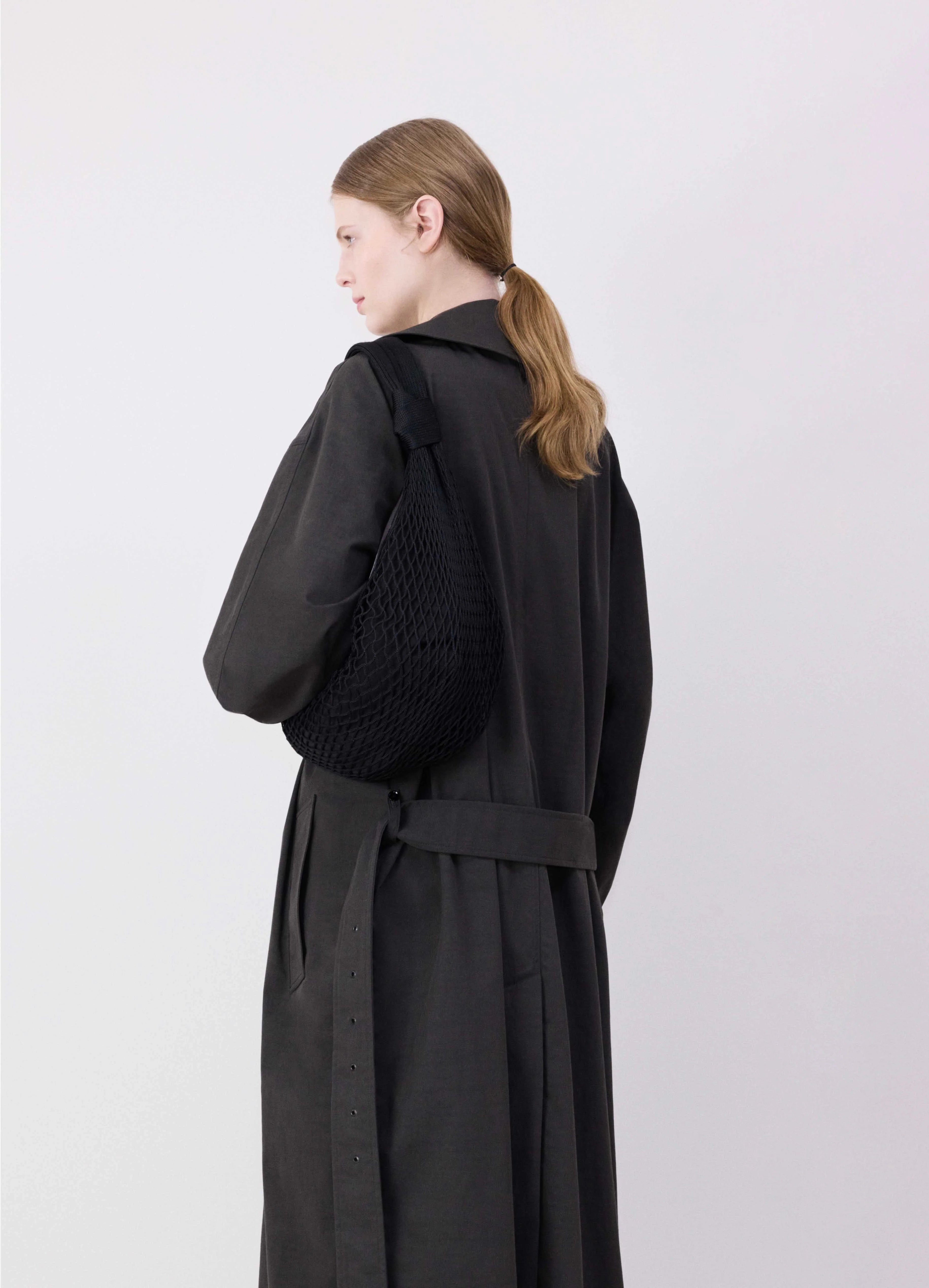 Black fortune croissant filt bag | LEMAIRE