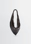 SMALL SCARF EXTENDED HANDLE BAG IN LEATHER