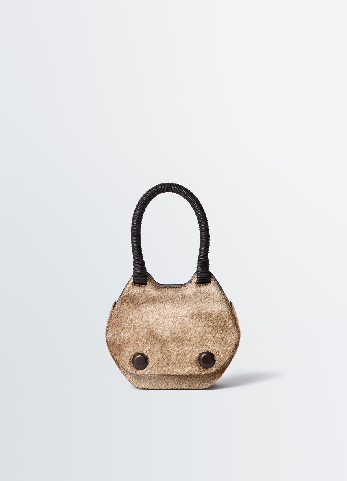 Lemaire FROG HANDBAG IN PONY-EFFECT LEATHER