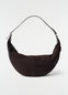 LARGE QUIVER CLIP BAG IN SUEDE LEATHER
