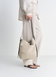 SMALL BELTED TOTE BAG IN COTTON CANVAS