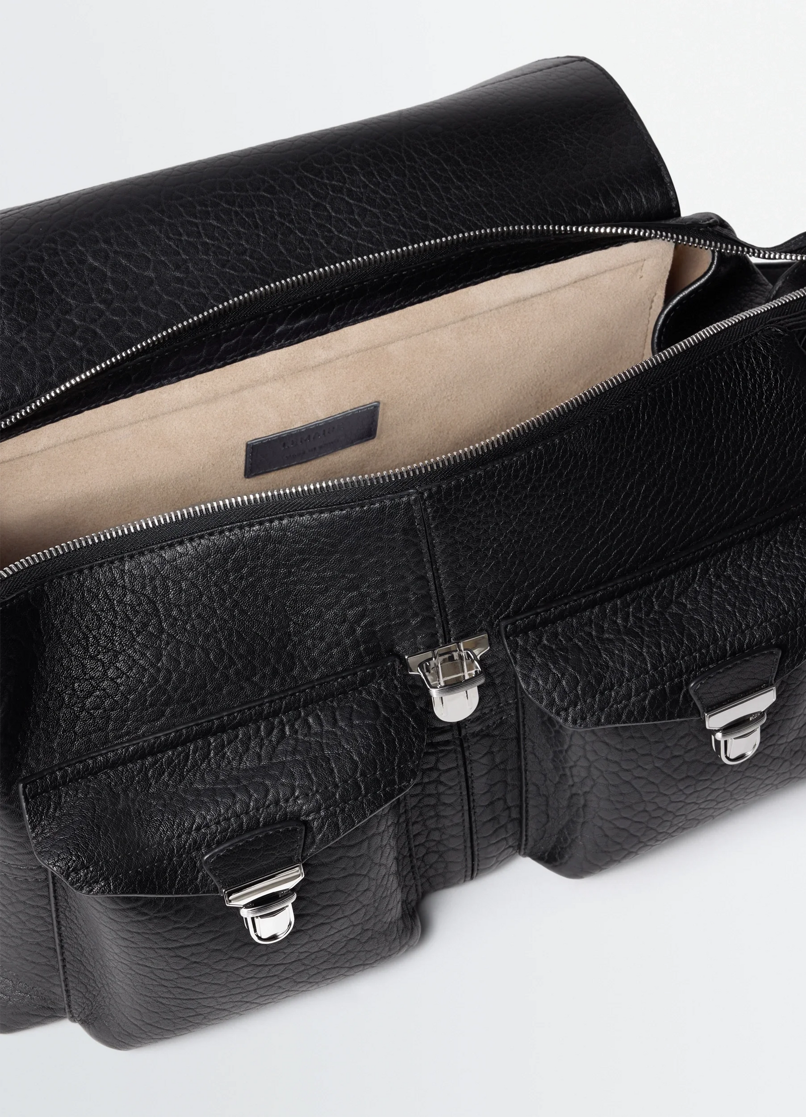 LEMAIRE soft gear bag in leather