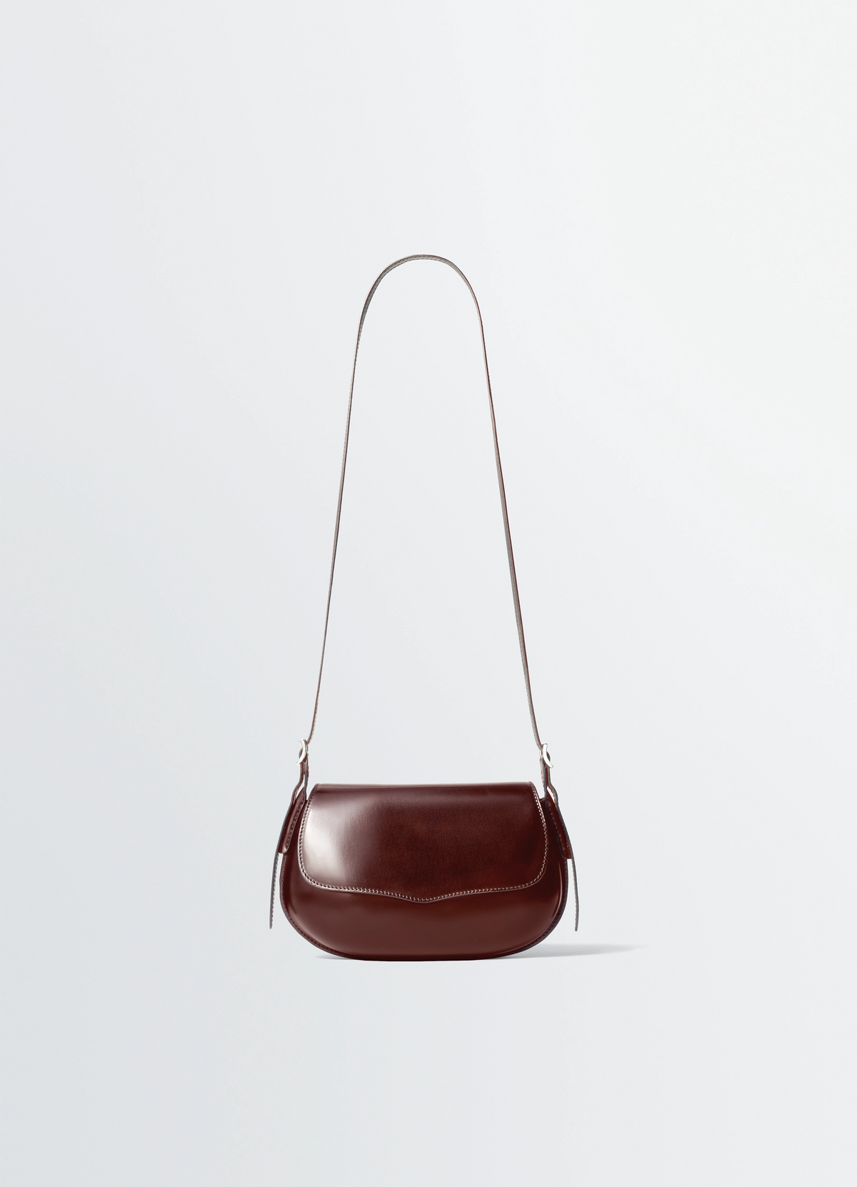 BAUCHTASCHE AUS GEFORMTEM LEDER