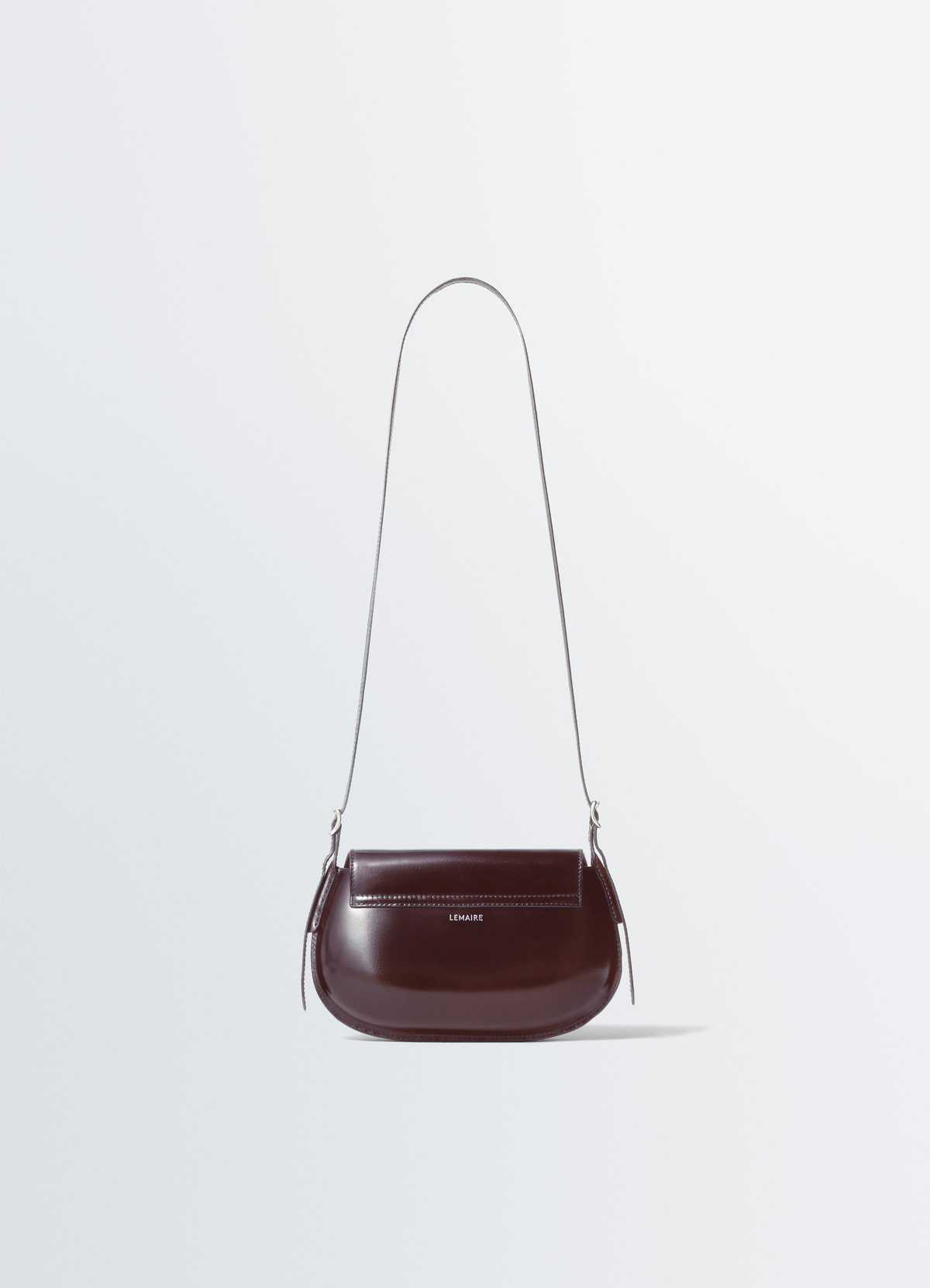 Belly bag in molded leather