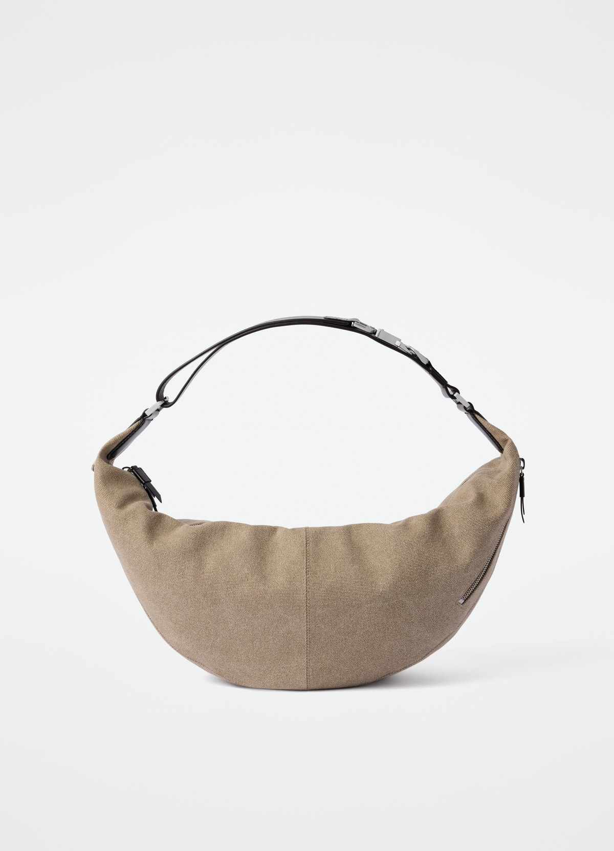 Quiver clip bag in eco heavy cotton canvas