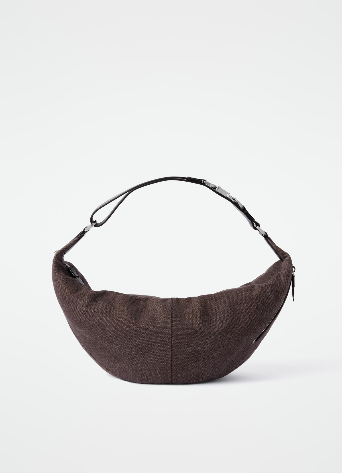 Quiver clip bag in eco heavy cotton canvas