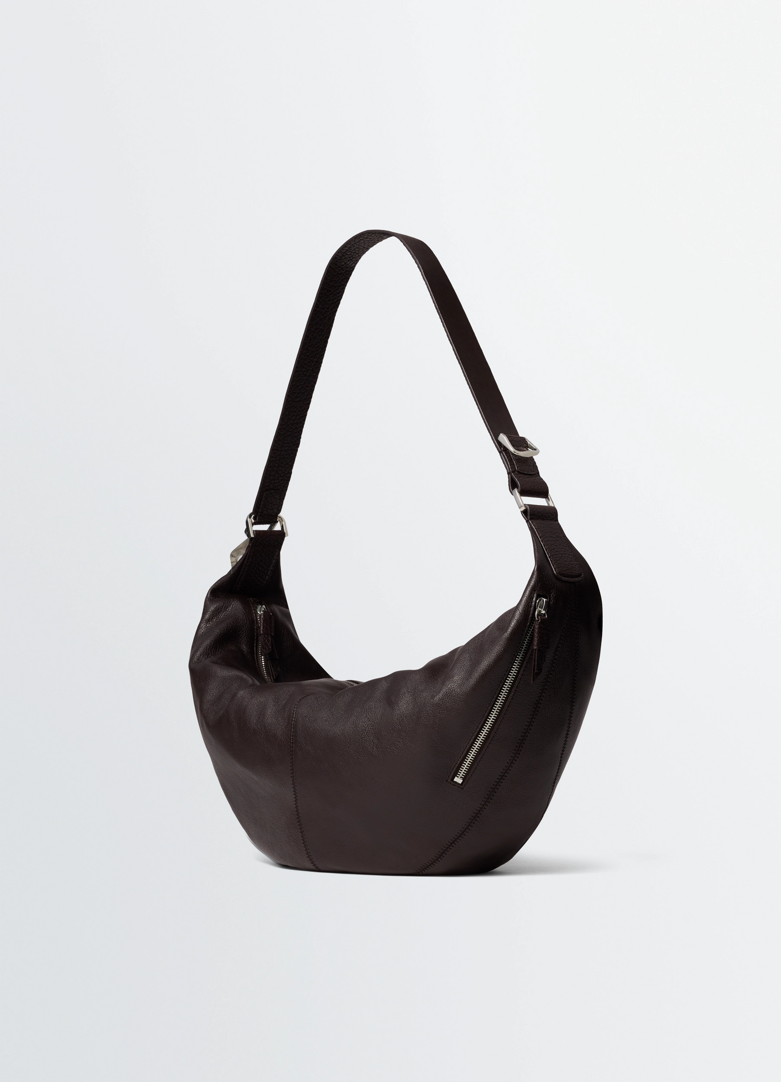 Quiver clip bag in leather