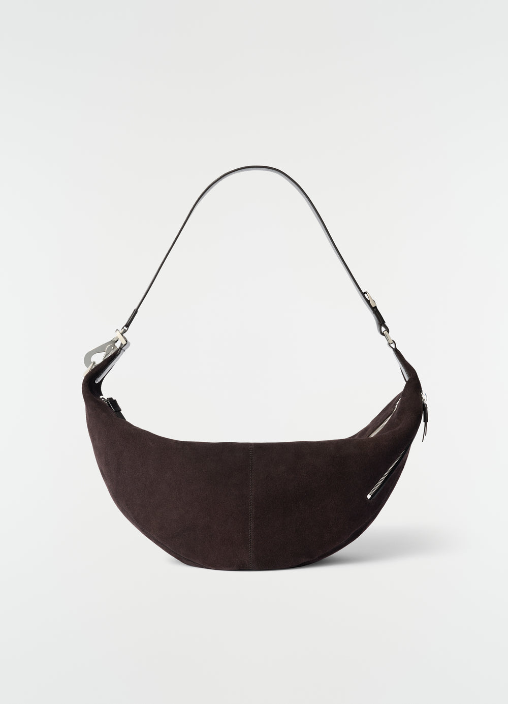 BORSA QUIVER CLIP IN PELLE SCAMOSCIATA
