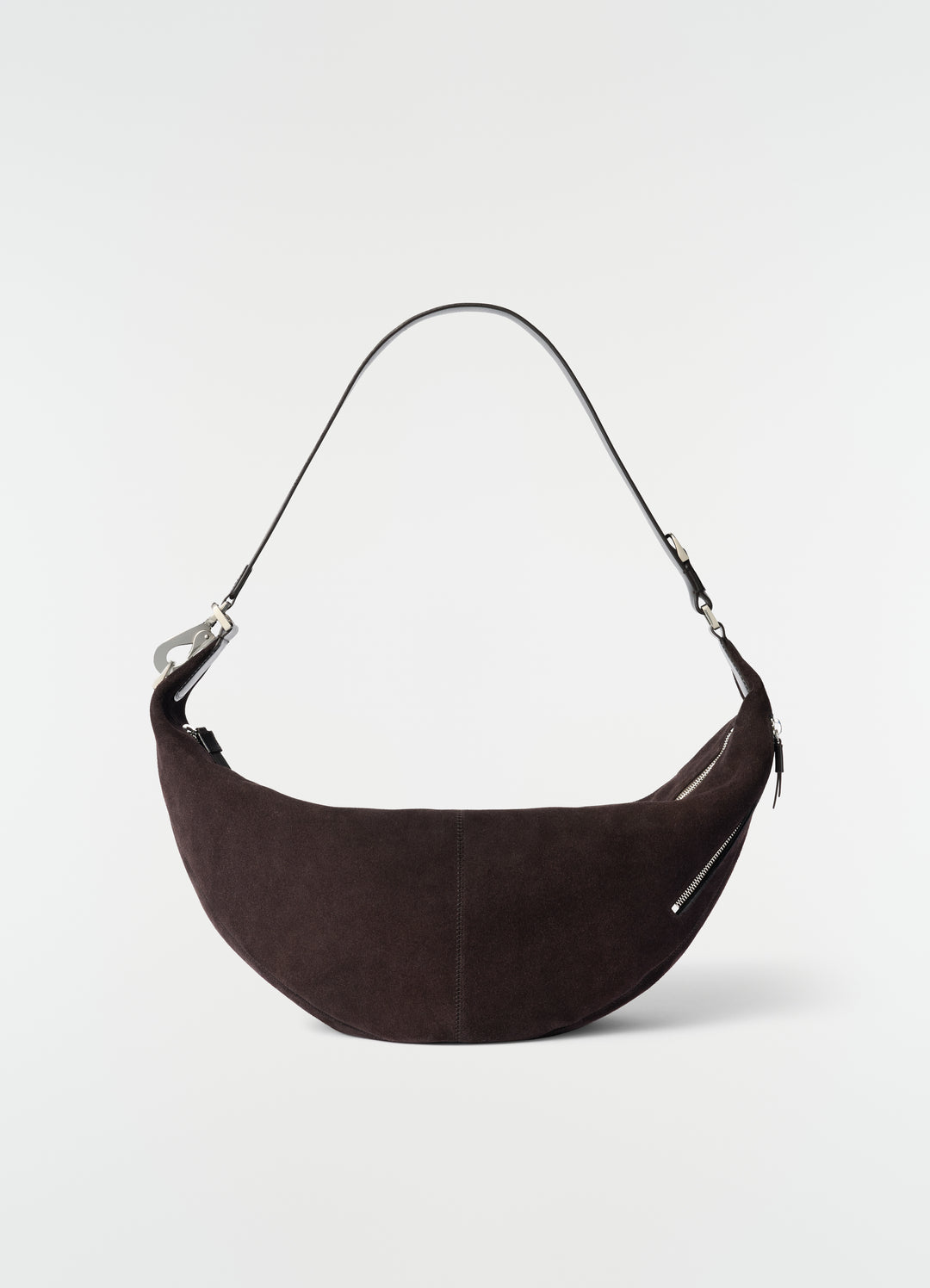 QUIVER CLIP BAG IN SUEDE LEATHER