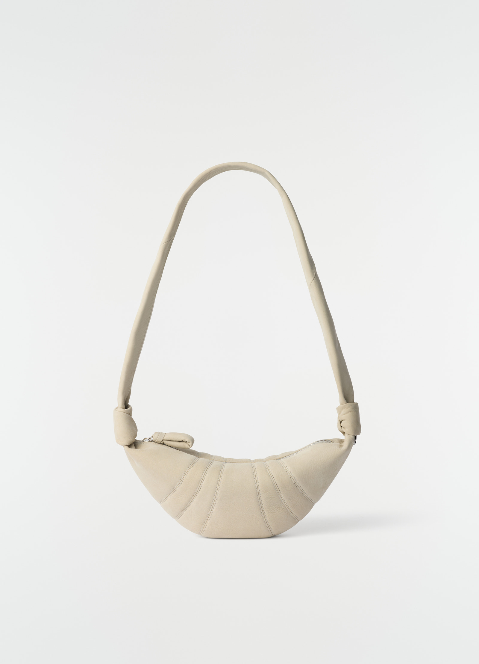 Small croissant tasche aus nubuk-alpaka