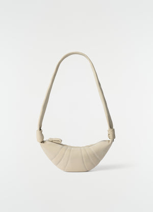 Small croissant tasche aus nubuk-alpaka