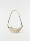 SMALL CROISSANT TASCHE AUS NUBUK-ALPAKA