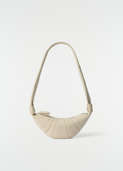 SMALL CROISSANT BAG IN ALPACA NUBUCK - Soft Sage - Alpaca Nubuck