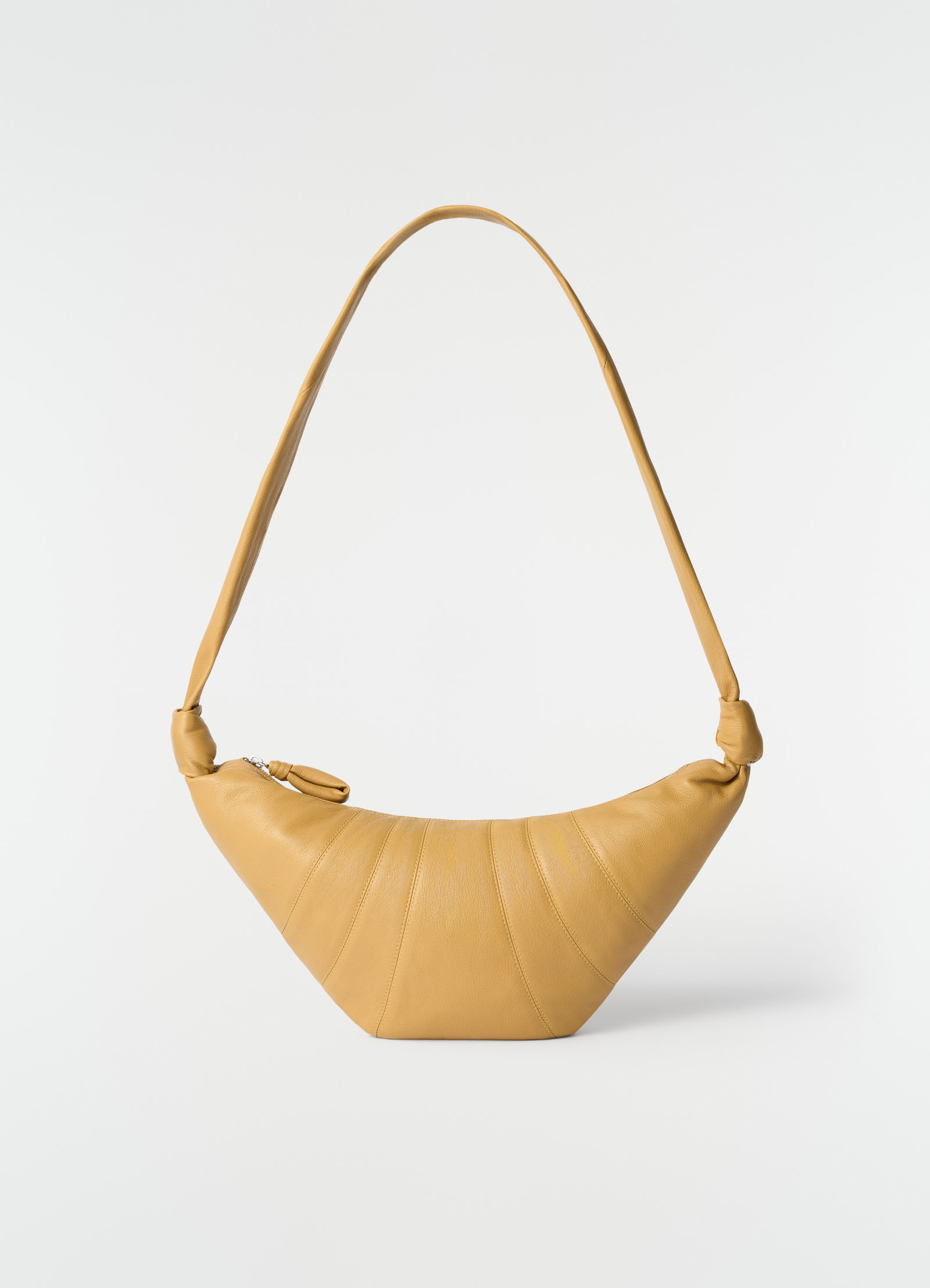 Medium croissant bag in goat leather