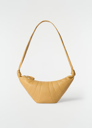 Medium croissant bag in goat leather
