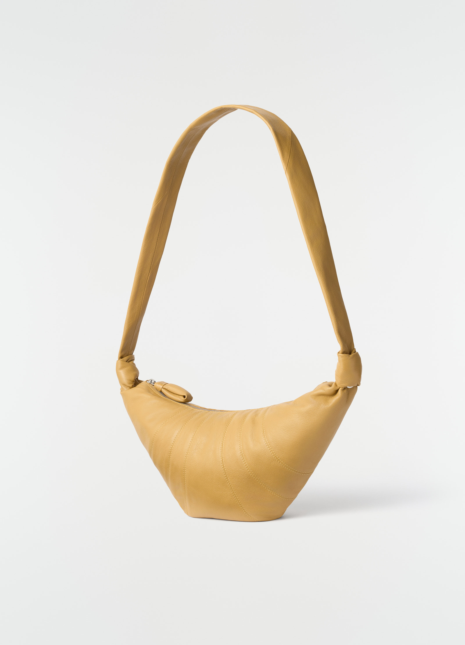 Medium croissant bag in goat leather
