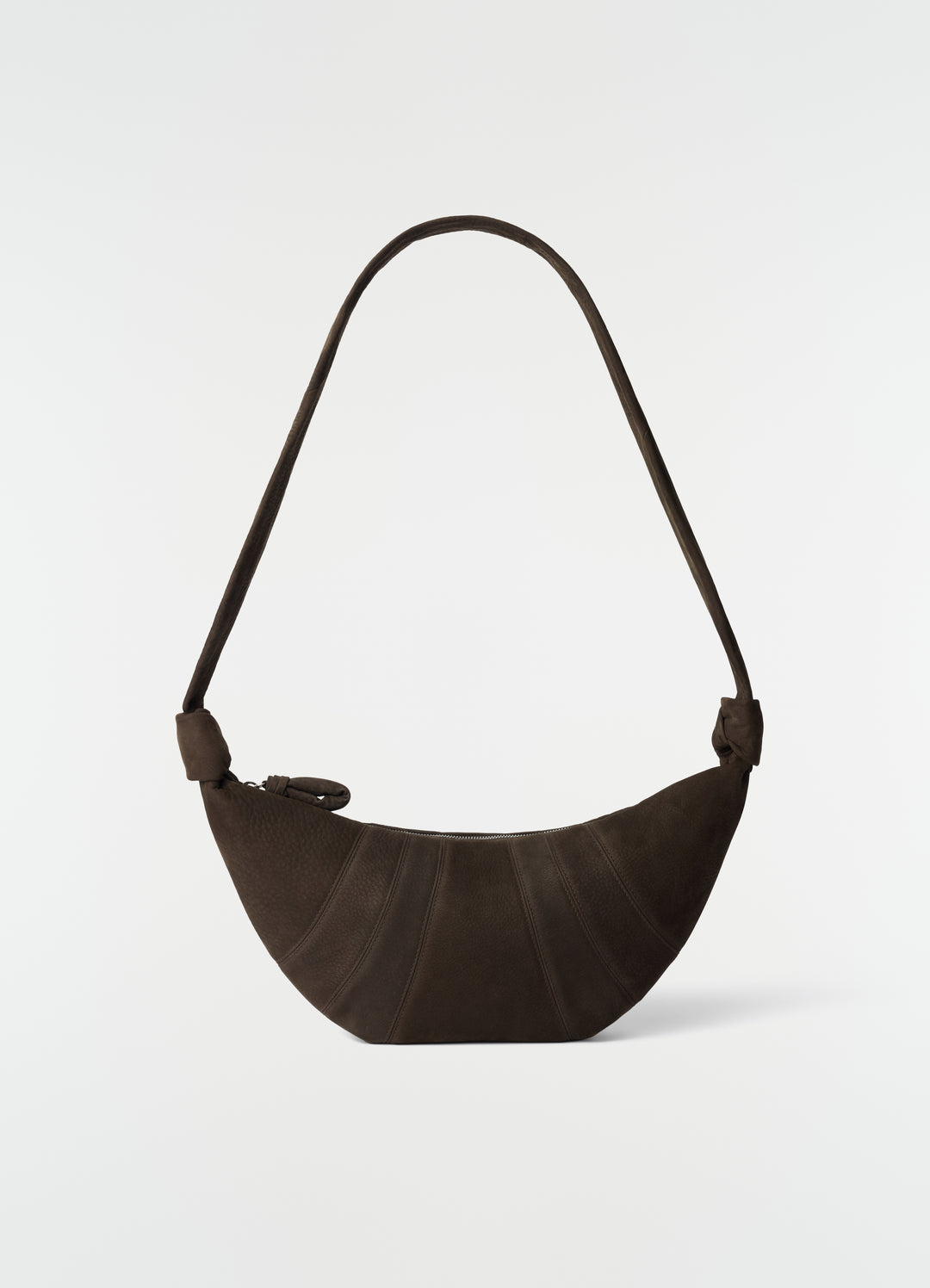 SAC CROISSANT MOYEN MODÈLE EN ALPACA NUBUCK
