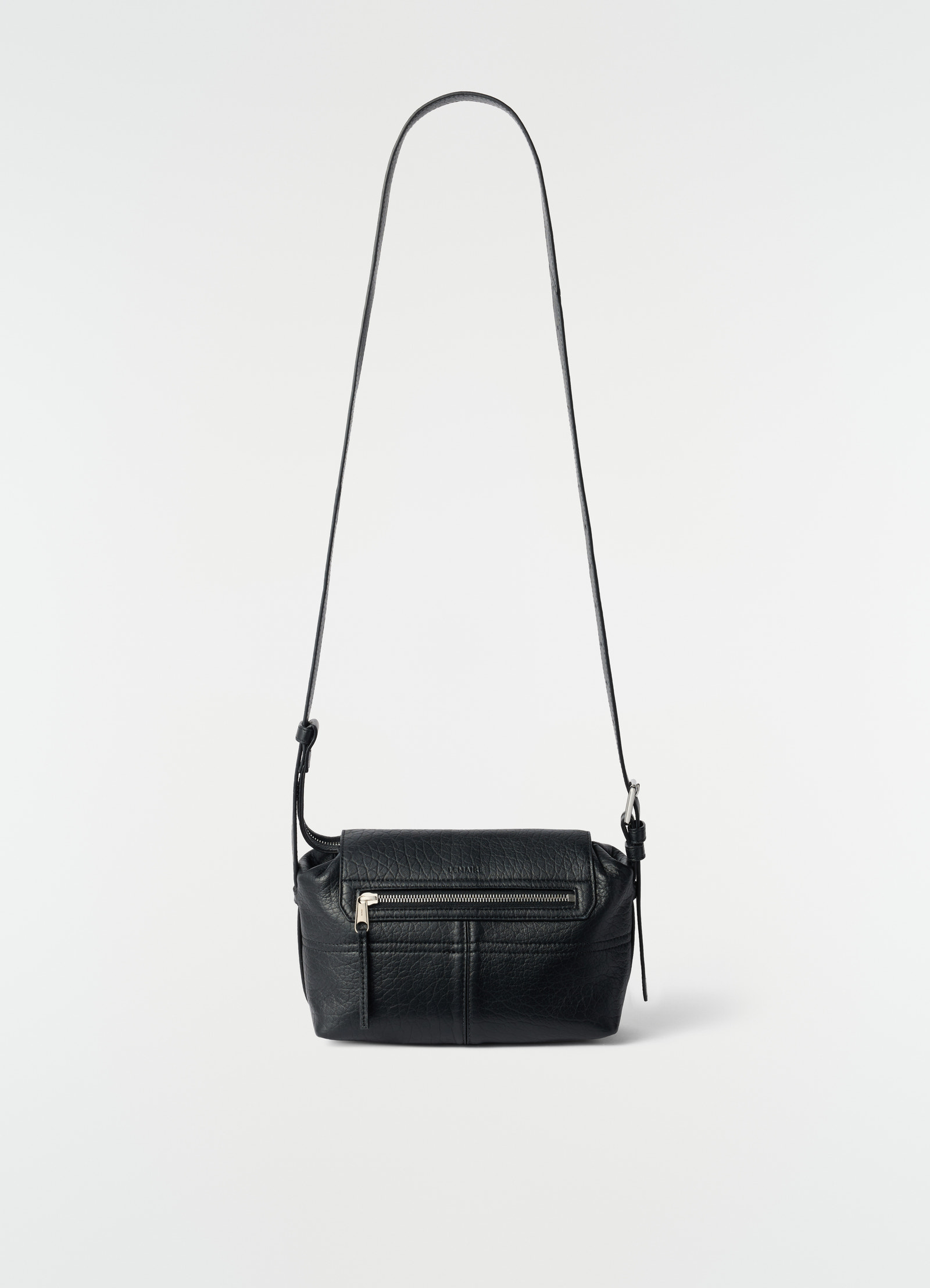 Mini soft gear bag in bubble lambskin