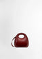 Lemaire Egg Bag in Smooth Vegetable-Tanned Cowhide, product shot, Front view Organic shape