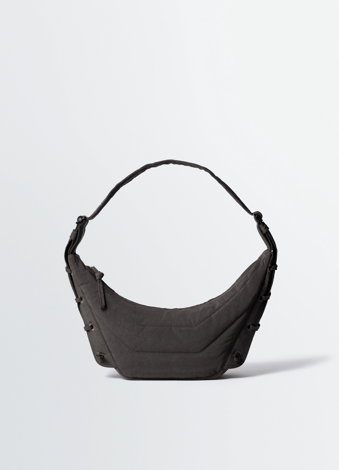 SMALL SOFT GAME BAG IN NYLON CANVAS - Dark Chocolate - Water SMALL SOFT GAME BAG IN NYLON CANVAS - Dark Chocolate - Water