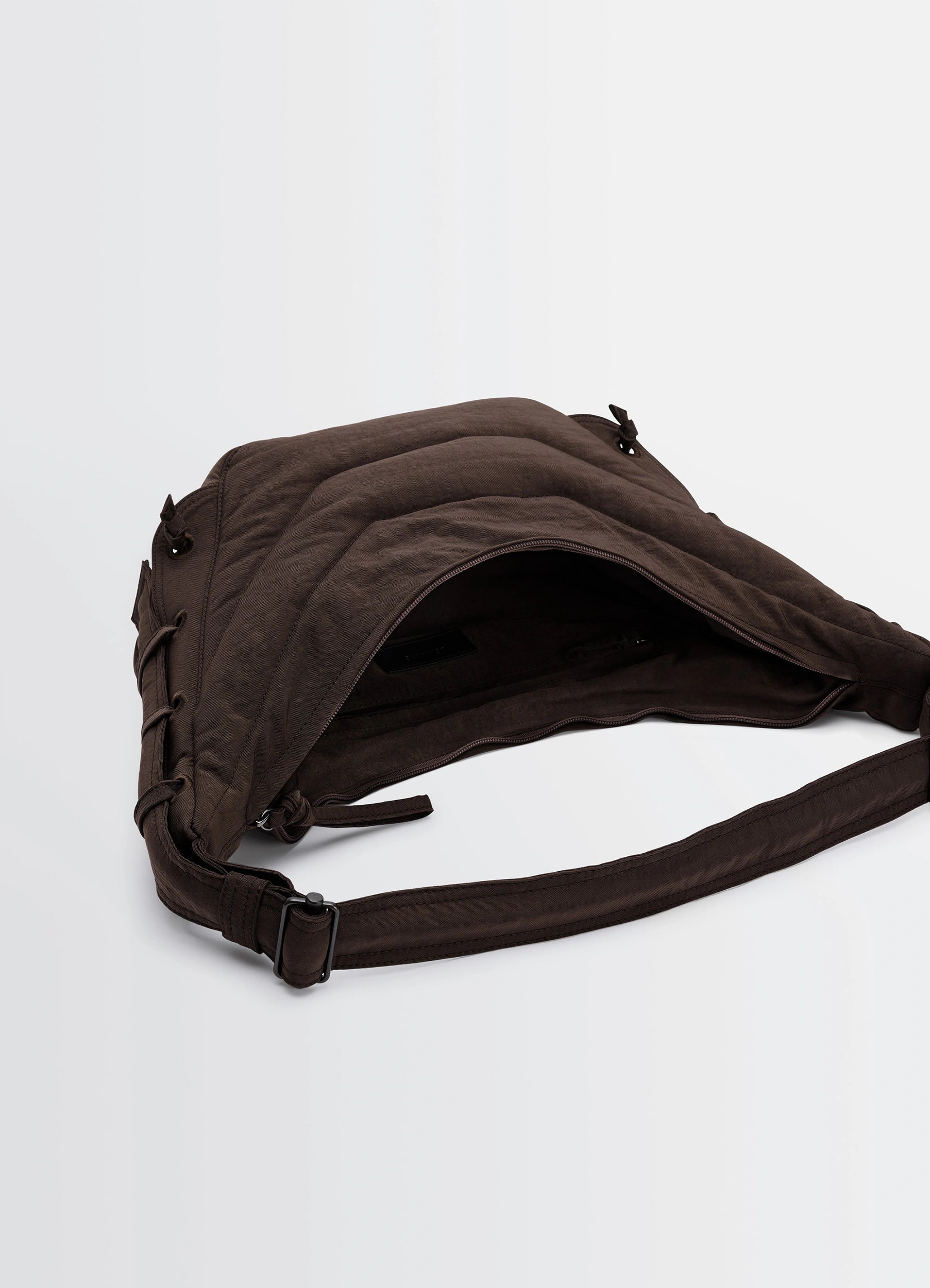 Dark Chocolate Small Soft Game Bag | LEMAIRE Dark Chocolate Small Soft Game Bag | LEMAIRE