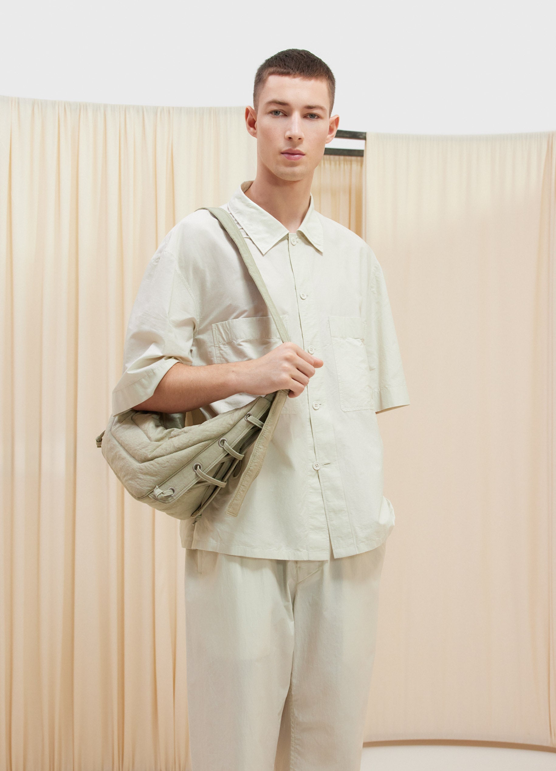 Clay Small Soft Game Bag in Wr Nylon Canvas | LEMAIRE