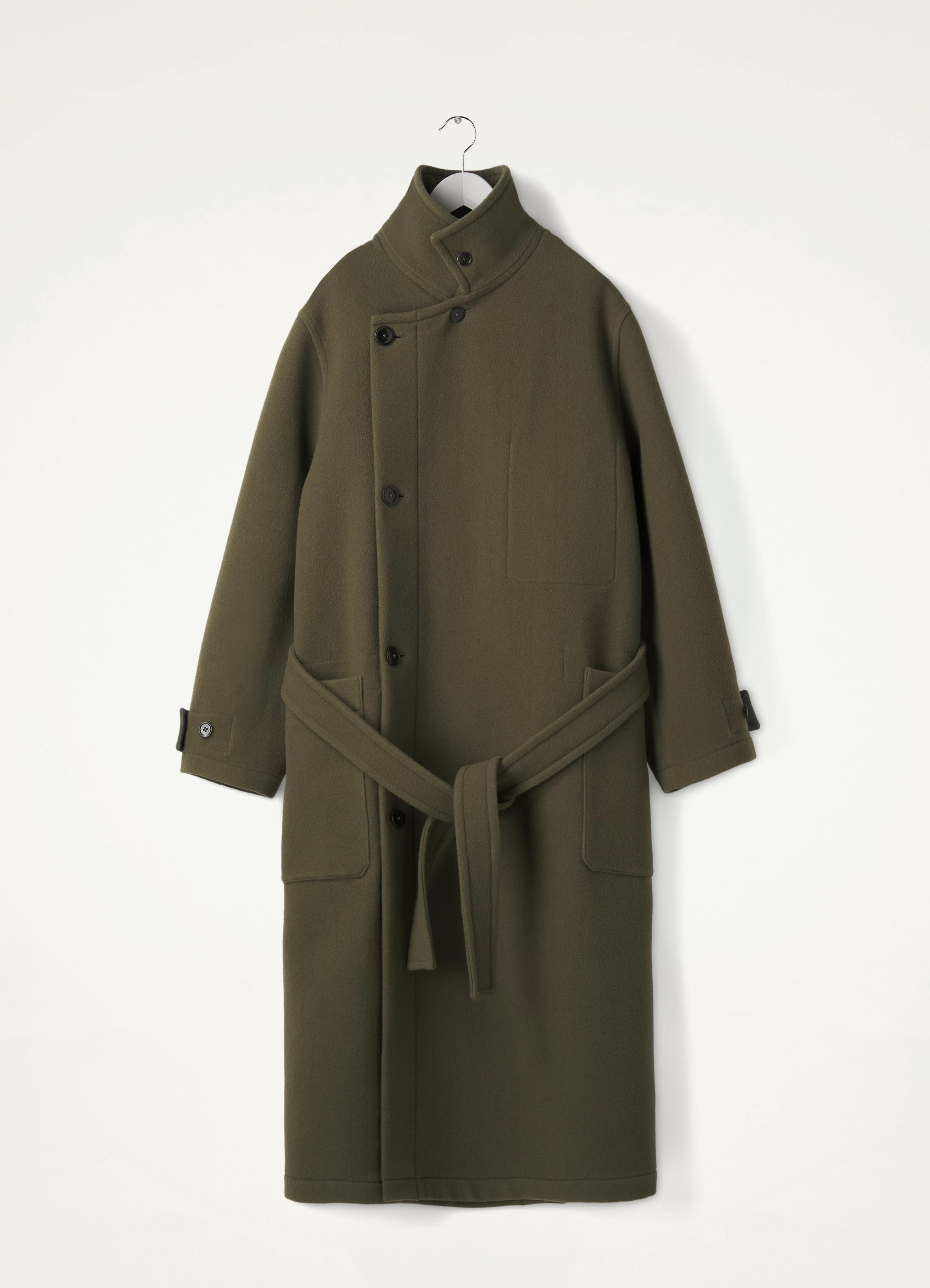 LEMAIRE】22AW WADDED SHORT TRENCH-