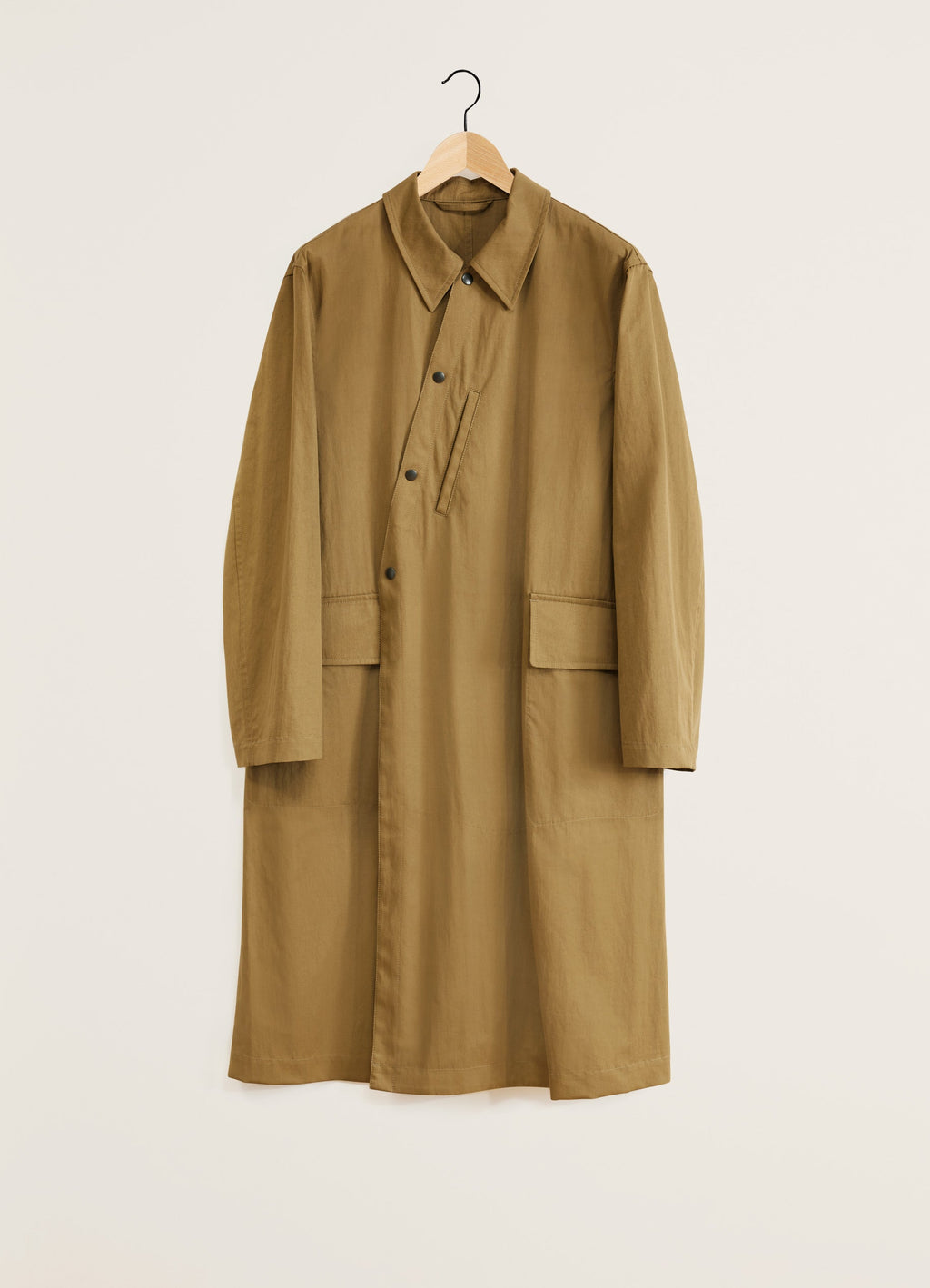 アシンメトリーレインコート