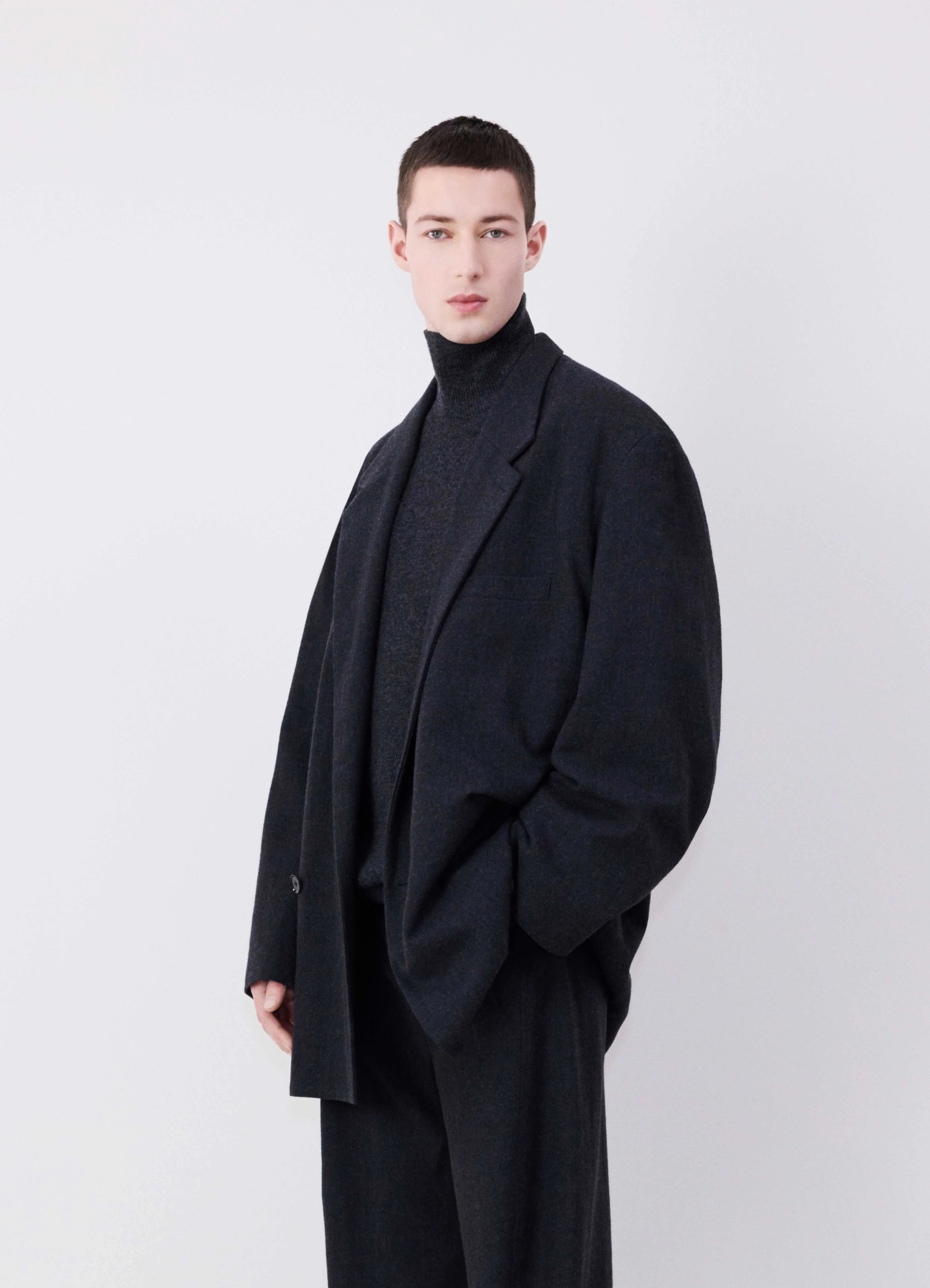 Lemaire wool coat shop