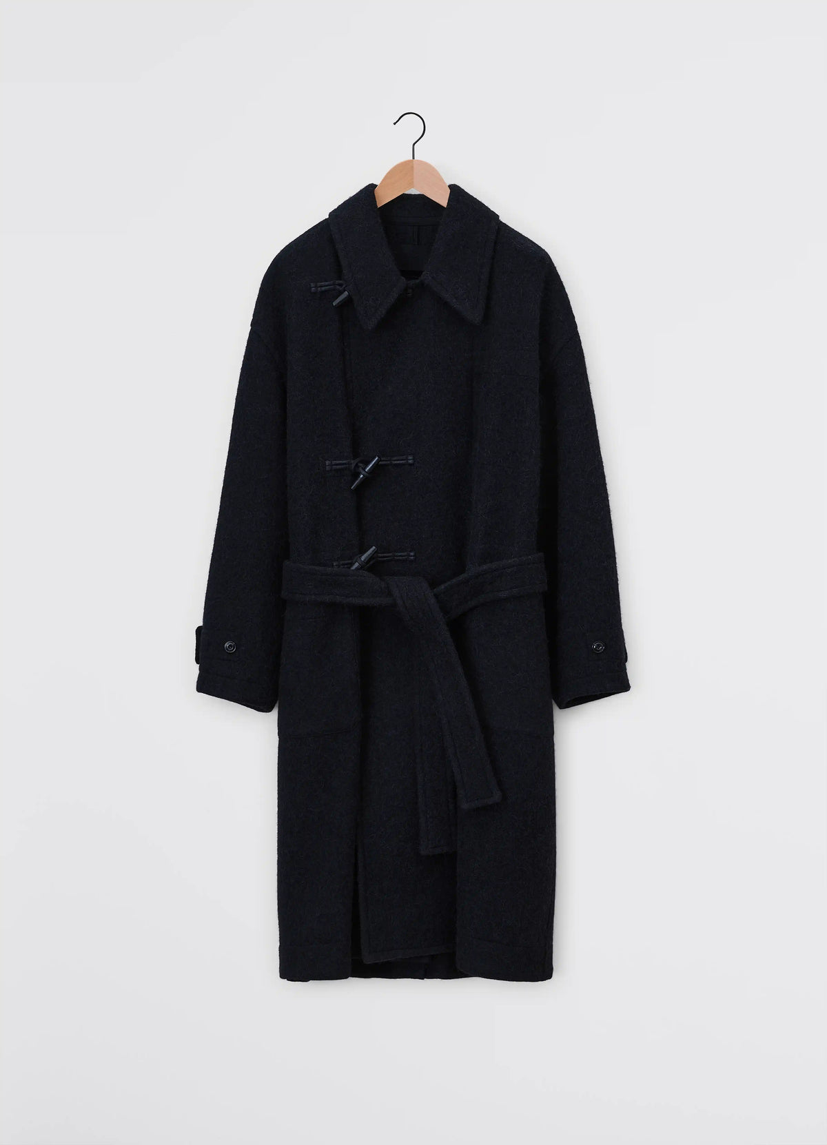 LEMAIRE ダッフルコート ダッフルコート - Black - Soft Wool Alpaca - メンズ | LEMAIRE