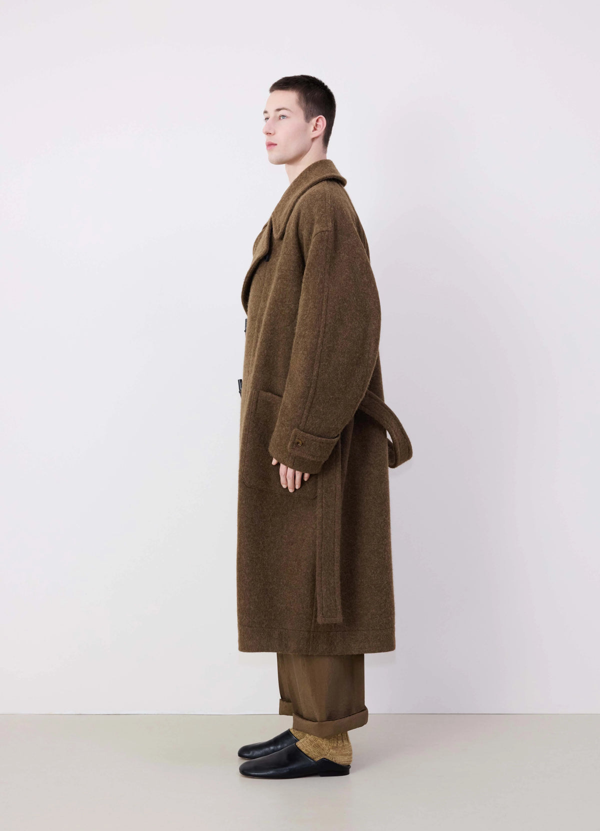 のあ CHRISTOPHE LEMAIRE コート Brown Duffle Coat | LEMAIRE