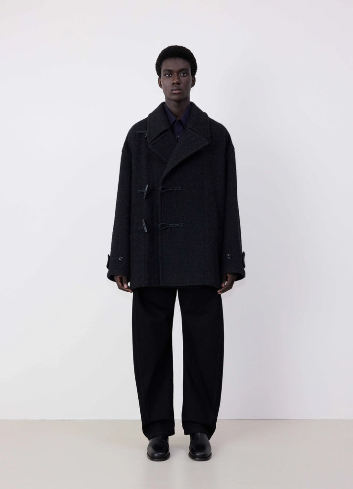 Black Short Duffle Coat | LEMAIRE