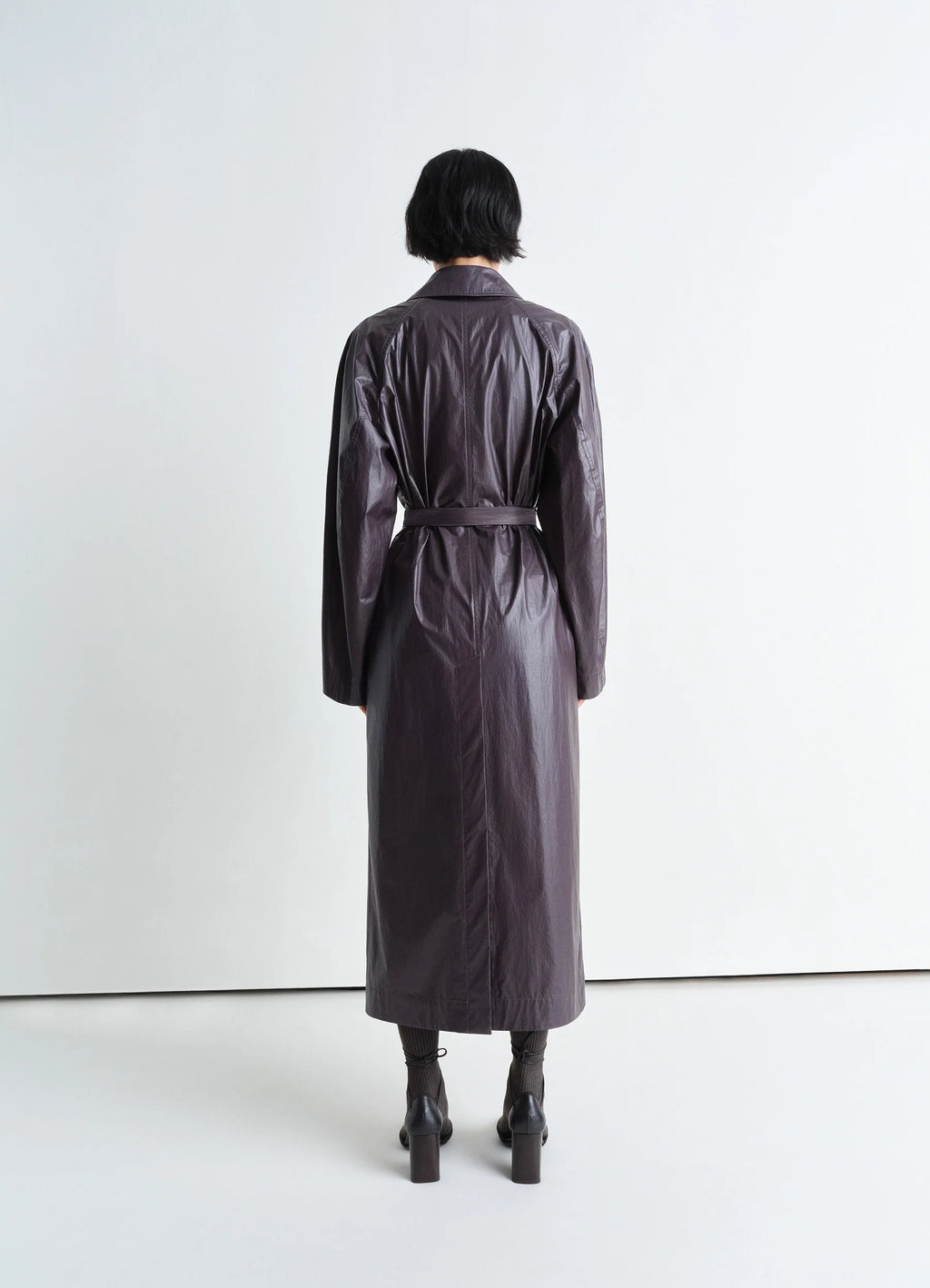 라이트 벨티드 코트