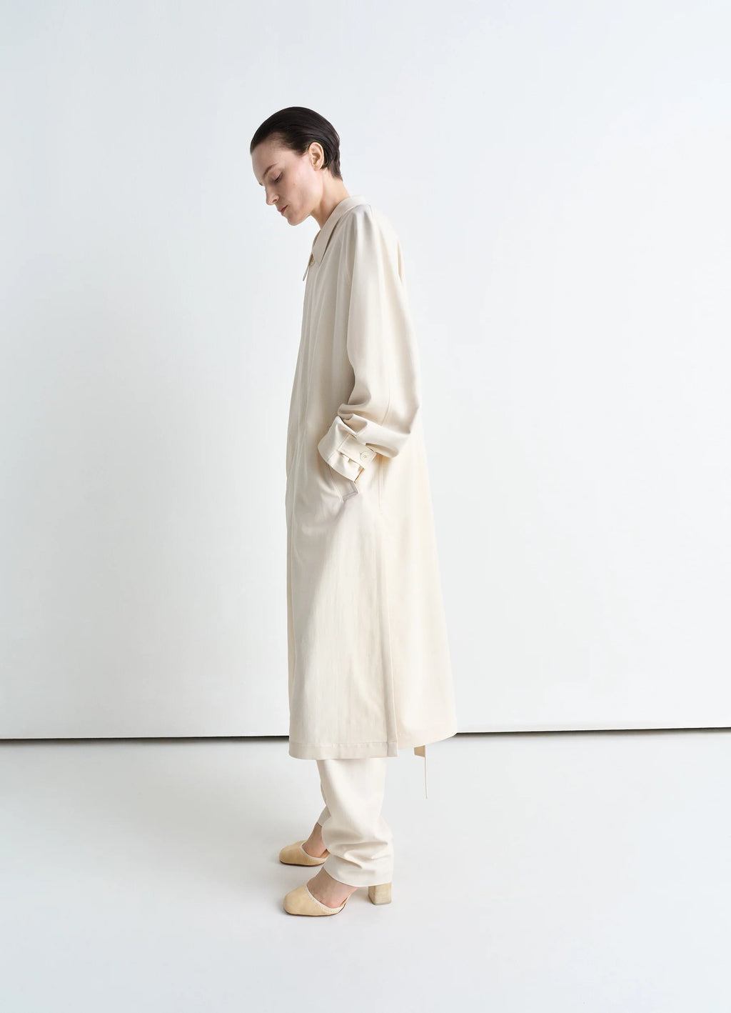 ライト スリット入り オーバーコート