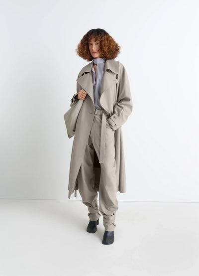 TRENCH COAT WITH DETACHABLE LINING