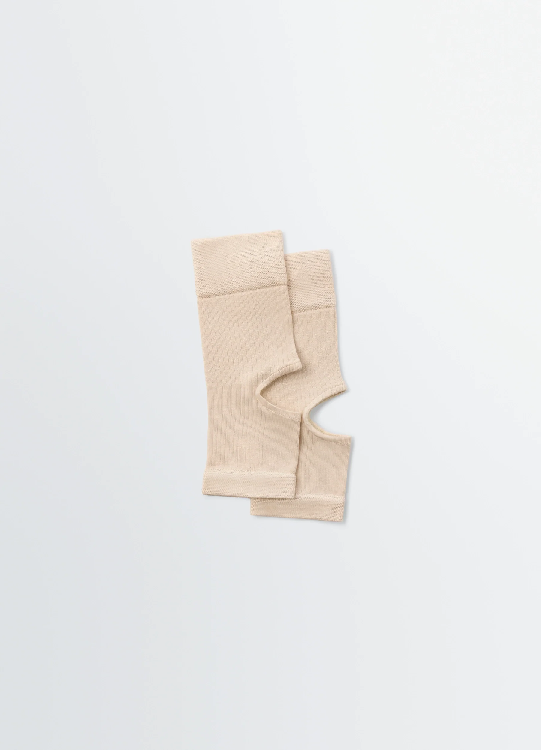 CUT-OUT RIB GAITERS IN STRETCH VISCOSE SILK - Jasmine - Stretch