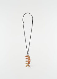 COLLIER GUA SHA BELUGA EN JASPE JAUNE