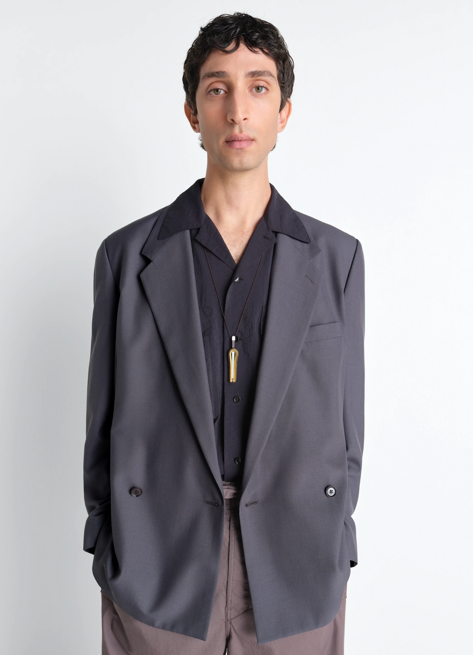 ステンレススチール製ジョーハープネックレス