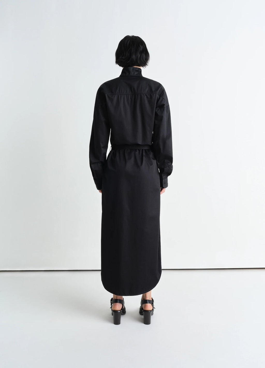 롱 셔츠 드레스