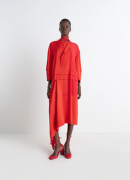 ROBE BLOUSE À PLIS