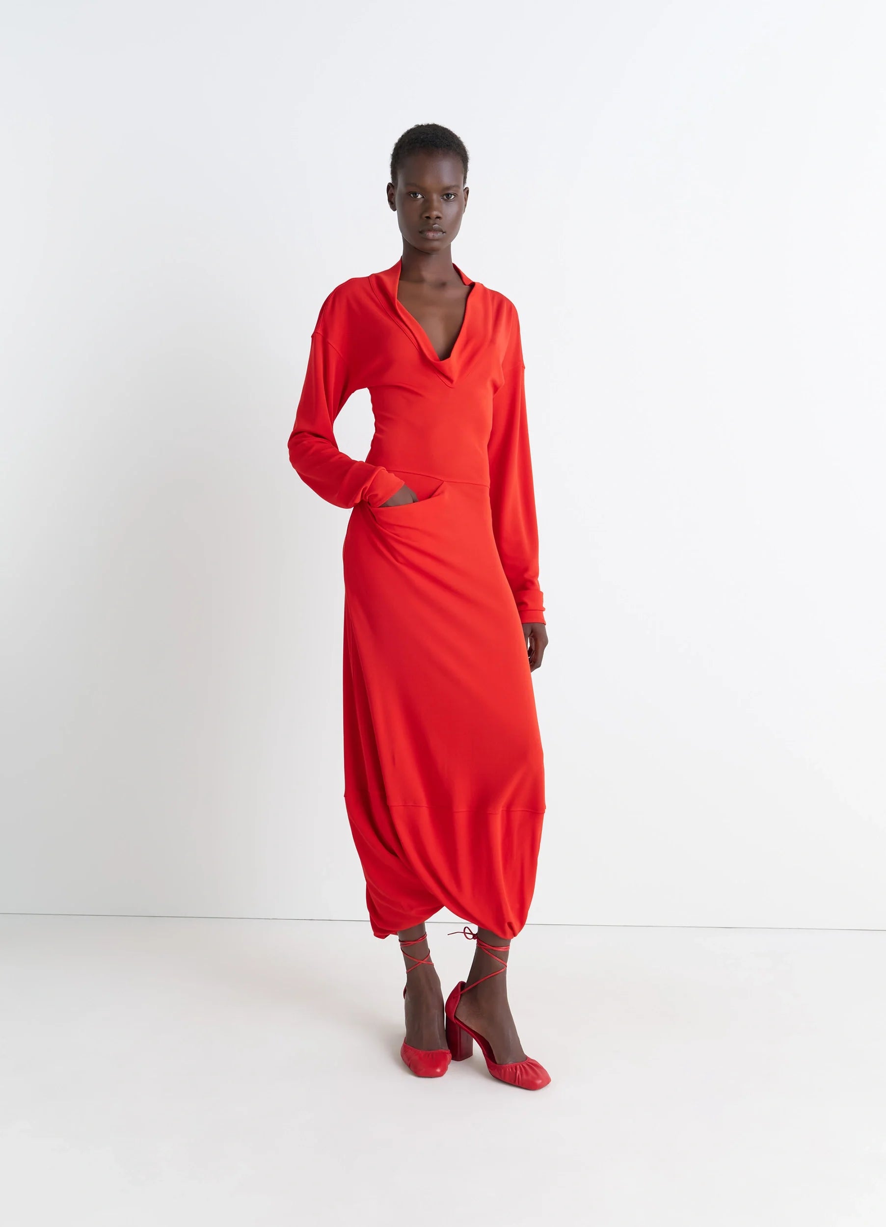 lemaire red dress Lemaire Spring 2017