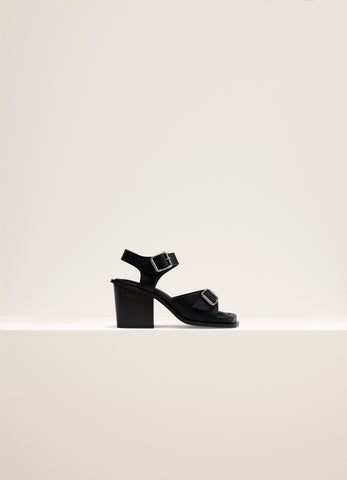 Women Black Heels Sandal - Buy Women Black Heels Sandal online in India
