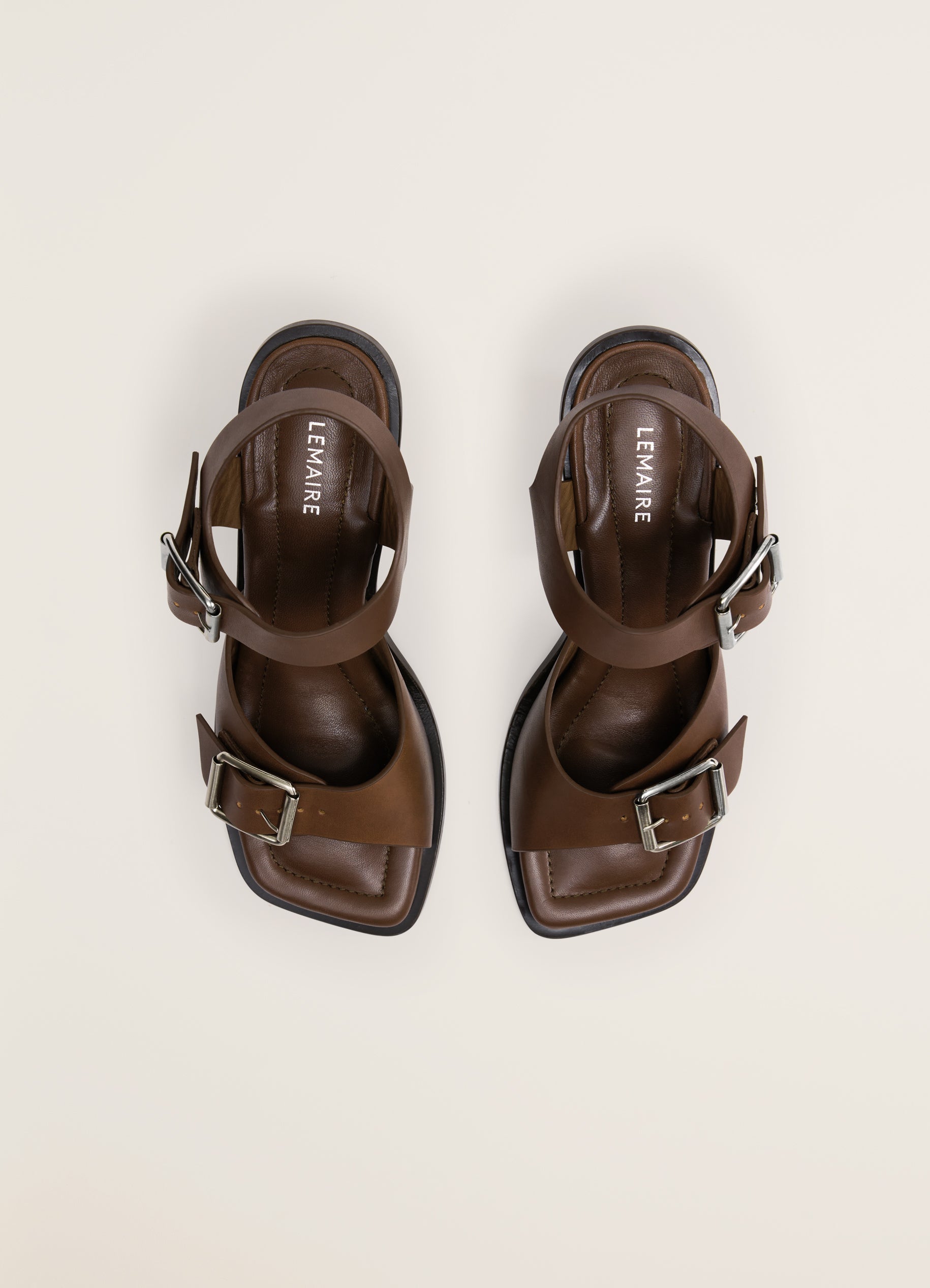 Open Square Toe Patent Mule - Black main image 0