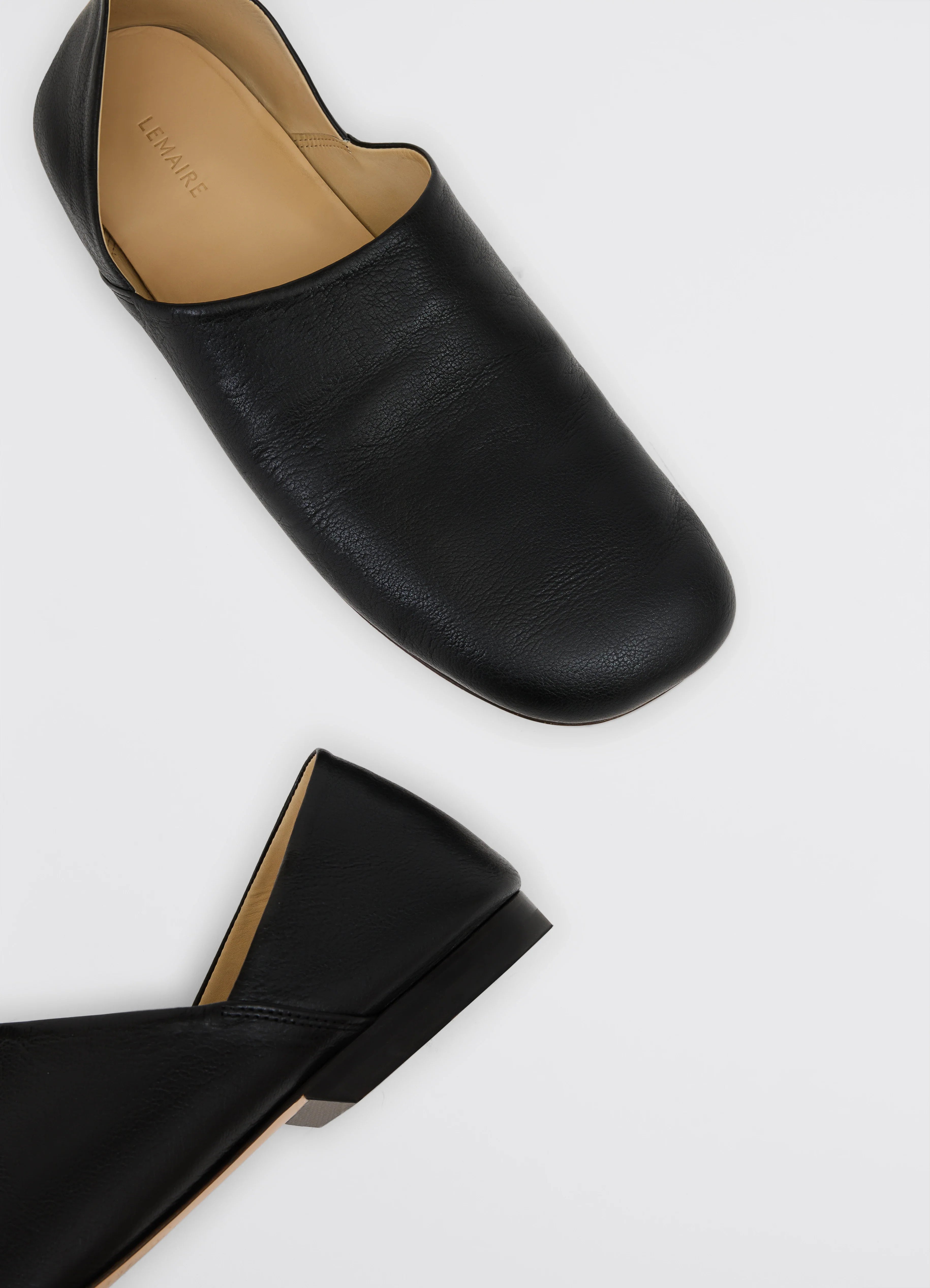 Black Slippers LEMAIRE