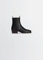 Chelsea Ankle Boots in Black Vegetable-Tanned Leather, product shot, Side view Smooth shiny finish