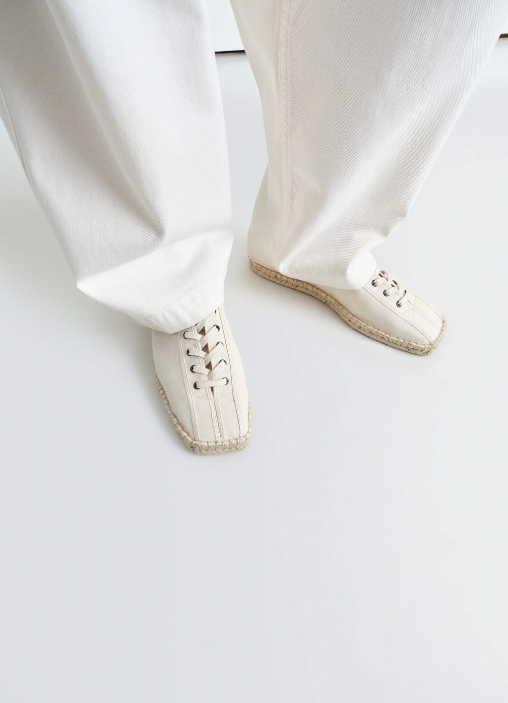 リノリウム レース エスパドリーユ