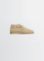 Lemaire Buckle Slip-On in Suede Leather, product shot, Side View Cross-strap Buckle