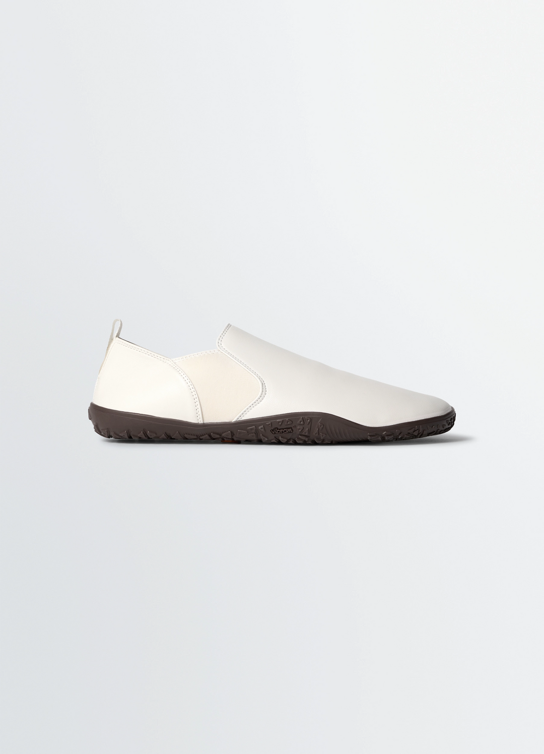 VIBRAM GLOVE SLIP ON in Leather, product shot, Side view Slip-on design
