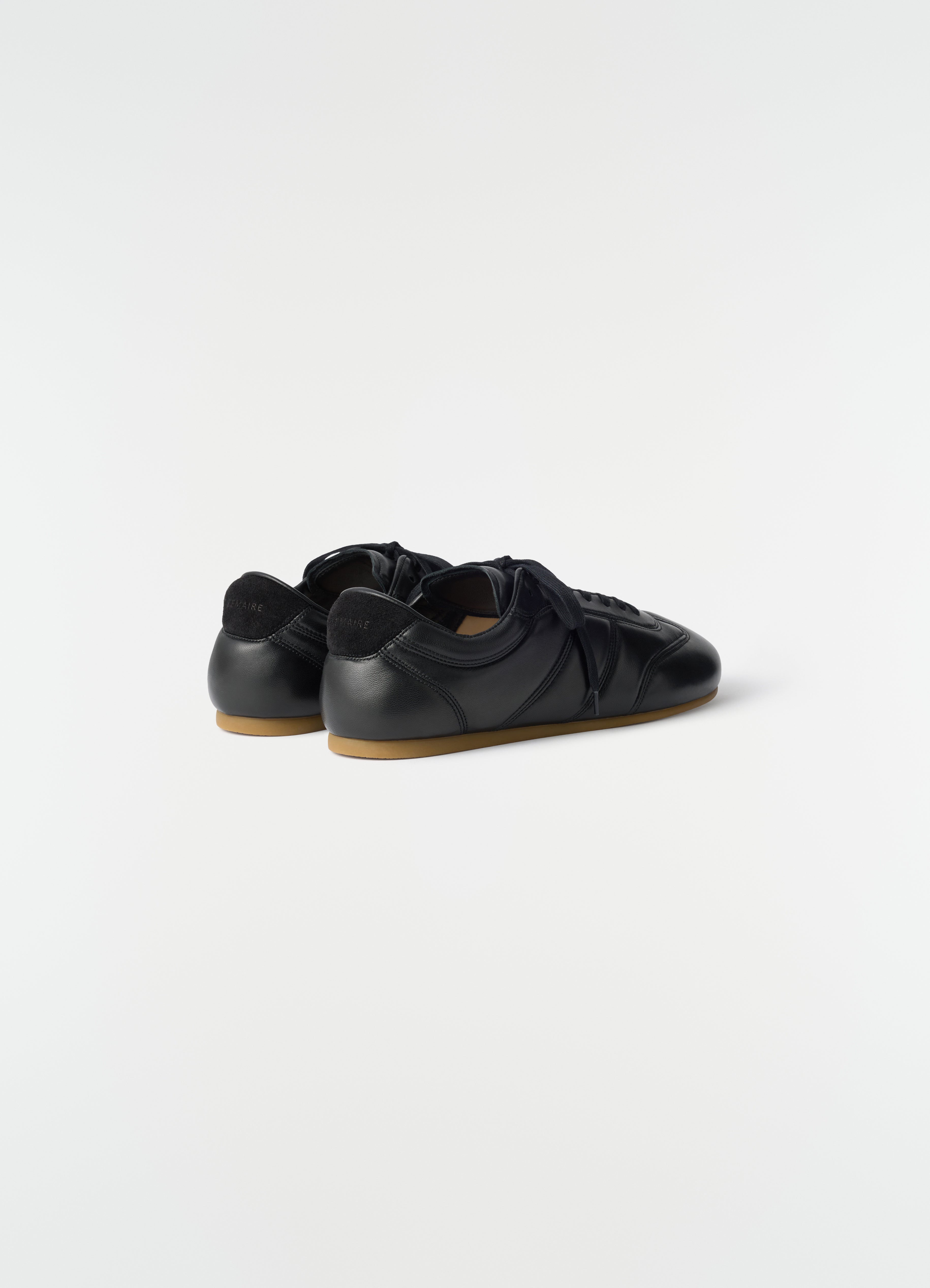SOFT RUNNER IN LEATHER - Black - Shiny Nappa Lamb Leather - Women