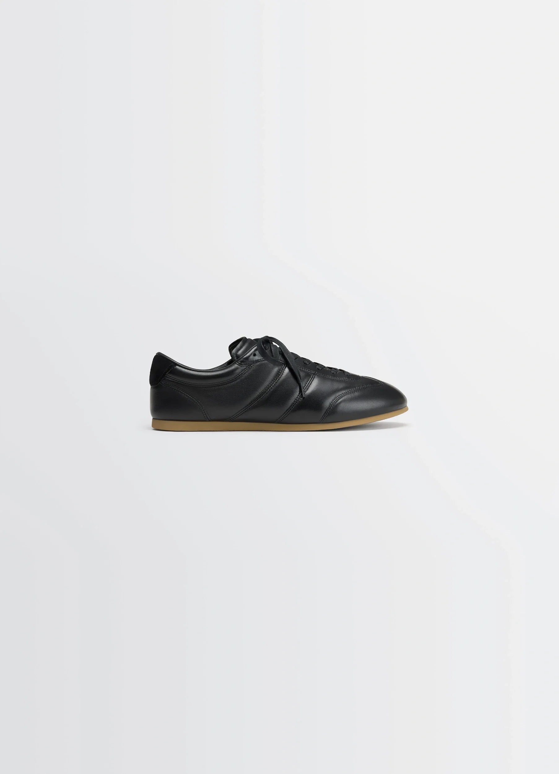 SOFT RUNNER IN LEATHER - Black - Shiny Nappa Lamb Leather - Women